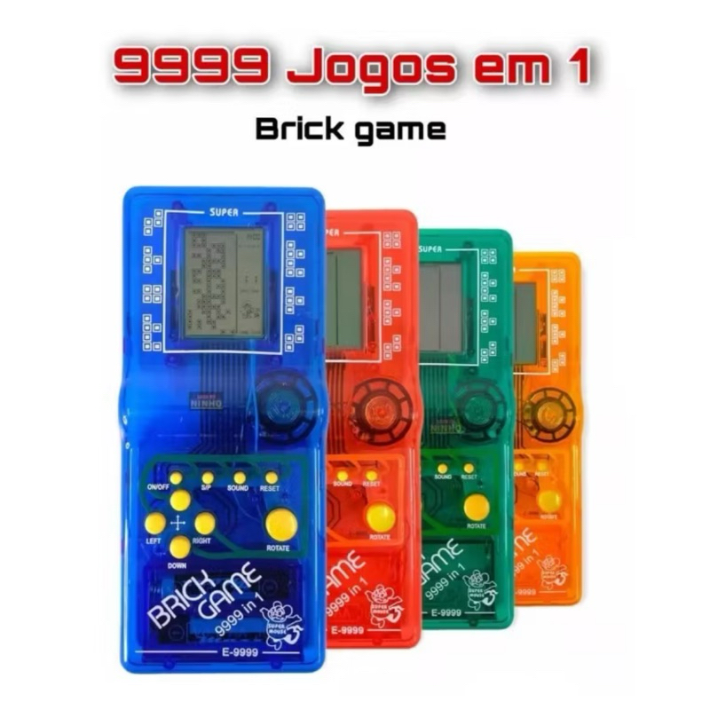 Vídeo Game Portátil 9999 Jogos em 1 Mini Game Antigo Retrô