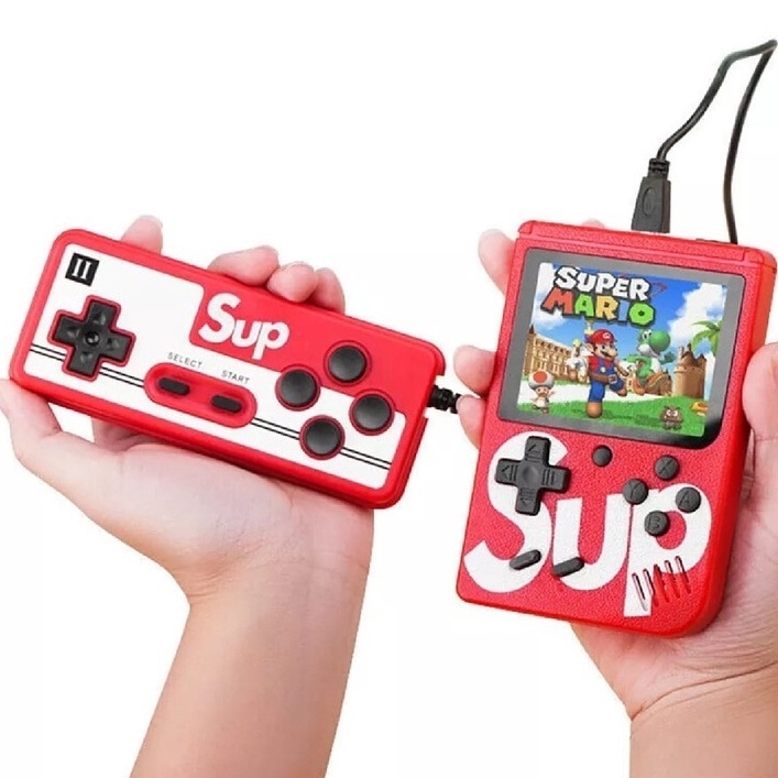 Mini Game Retro Portatil 400 Em 1 Compativel Com Um Controle