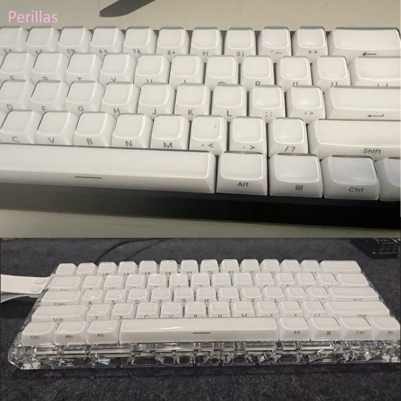 Perillas OEM Profile Teclado Keycap Set Impressão Lateral Misto 113 Teclas P