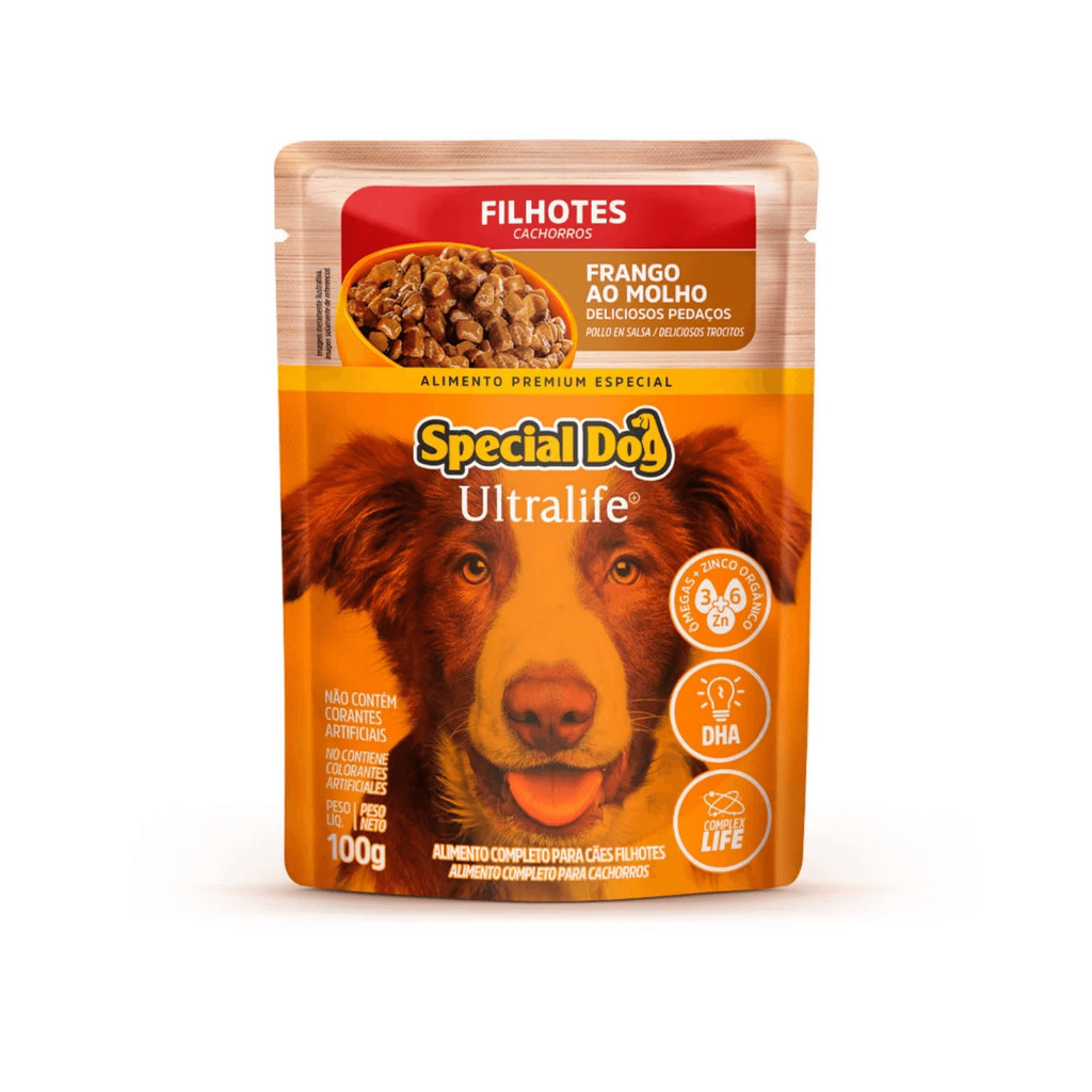 Ração Special Dog Sachê Filhote Frango Ao Molho - 100g