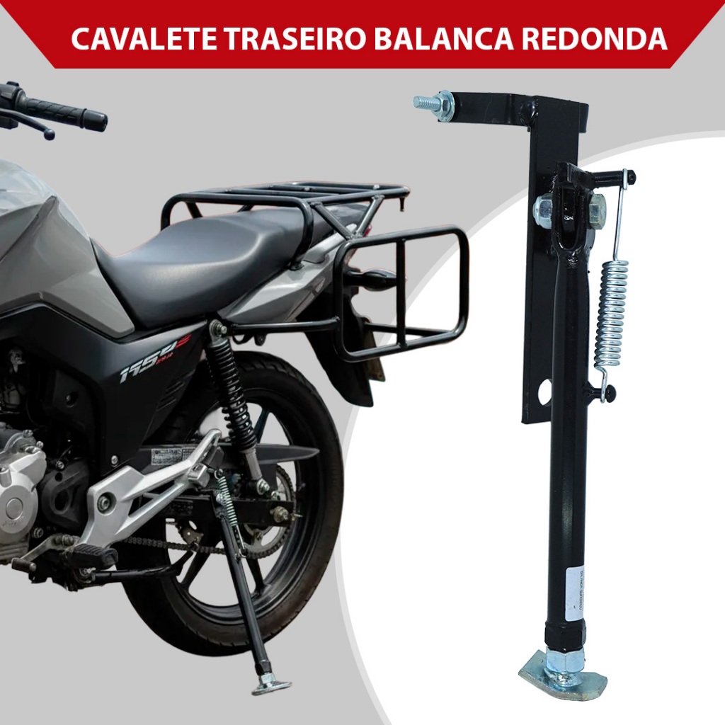 Cavalete Forte Moto Carga Gás Agua Cg 125 150 Titan Ybr Fan #2112375025