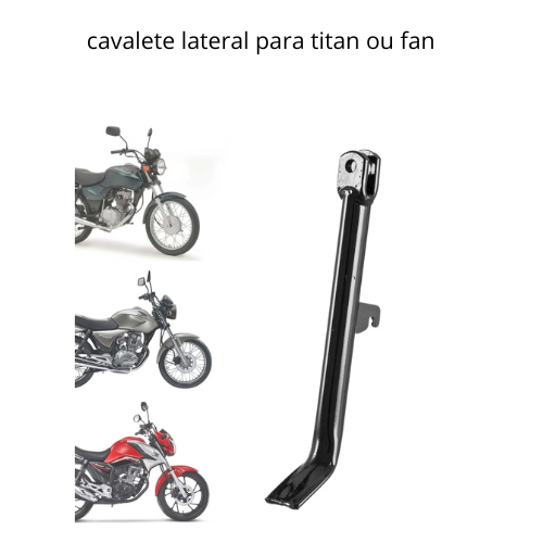 CAVALETE LATERAL TITAN/FAN/START TODOS ANOS PROTORK