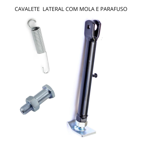 CAVALETE LATERAL COM REGULAGEM PARA TITAN OU FAN