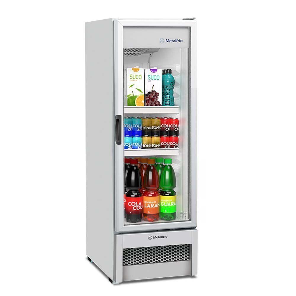 Refrigerador Expositor Slim Metalfrio VB25R Light 256L Branco 220V