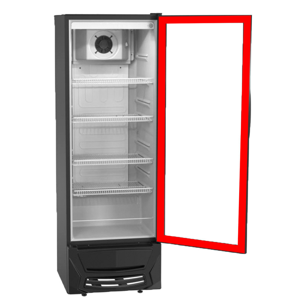 Borracha Gaxeta Para Metalfrio Vb28a Expositora Light Refrigerador 324 Litros 50x152