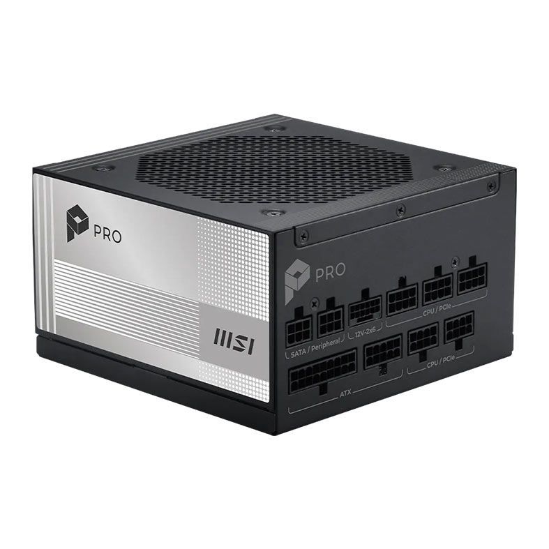 Fonte MSI PRO A1000PL PCIE5, 1000W, Full Modular, 80 PLUS Platinum, PFC Ativo, ATX, PCIE 5.1