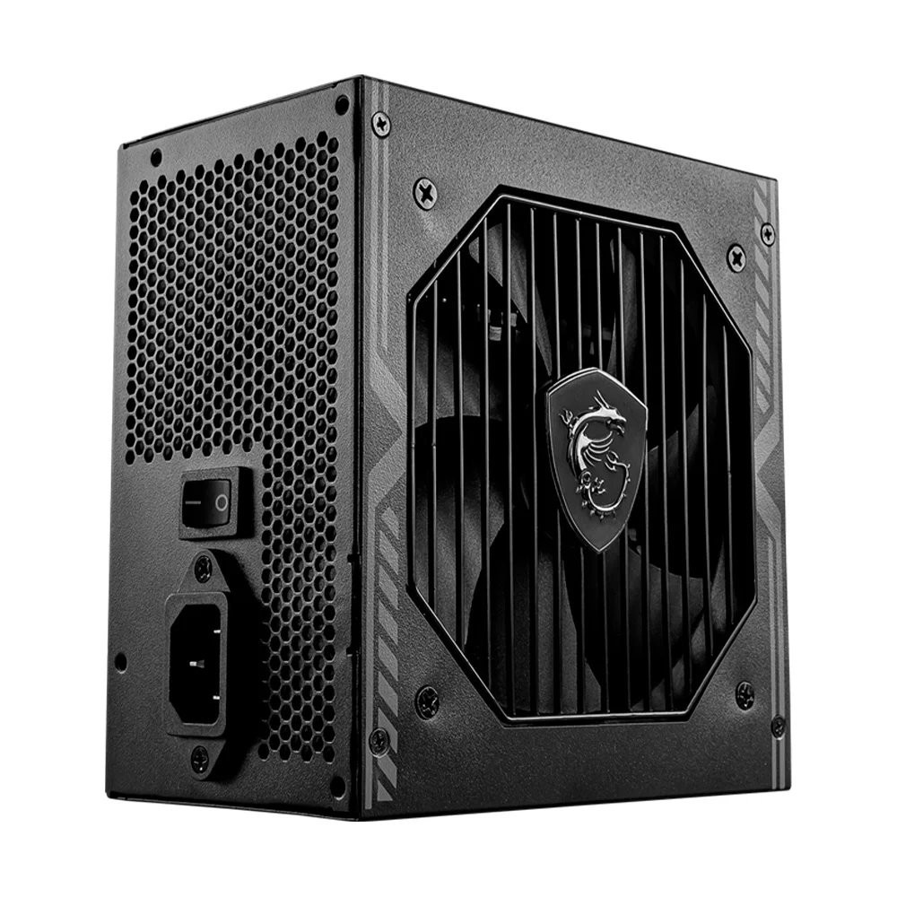 Fonte De Alimentacao Msi Mag A650bn 650W 80 Plus Bronze Pfc Ativo Com Cabo Preto