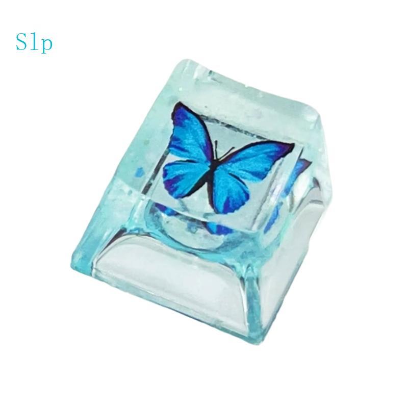 Personalização Mecânica Dos Teclados Da Do OEM Keycap Borboleta Resina Colorida Slp