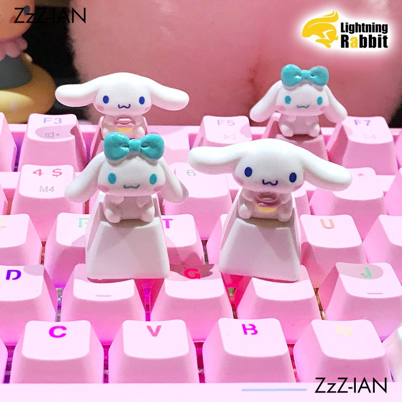 DIY Keycap Cereja Eixo Handiwork Dos Desenhos Animados Rosa Personalizado Criatividade Especial Ecs R4 OEM Keycaps Bonit