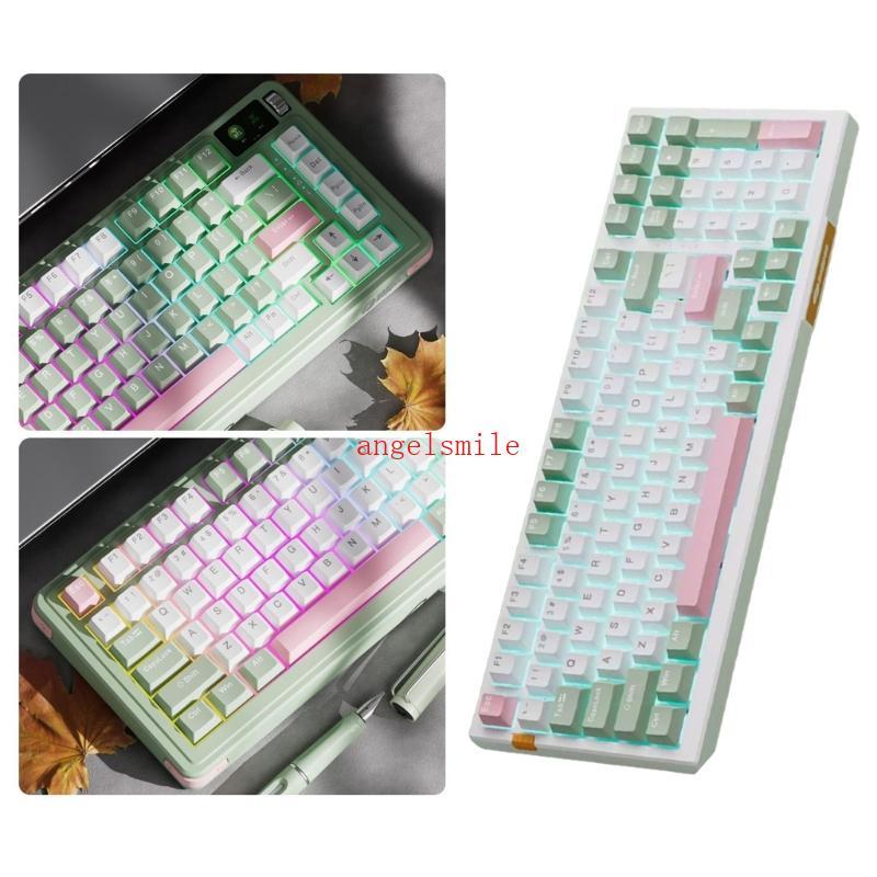 134PCS Keycaps Perfil OEM Inspirados Exclusivos Injeção Duas Cores PBT