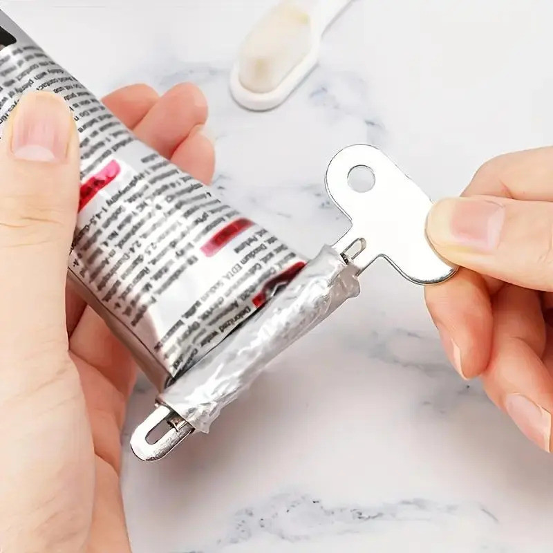 Manual Toothpaste Squeezer 1 Count Zinc Alloy Toothpaste Squeezer Bathroom Gadgets For Home Dormitory Hotel Salon Bathro