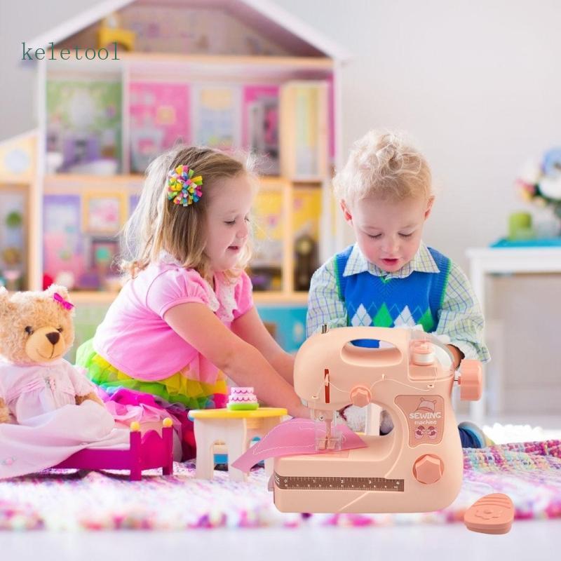 Máquina Costura Elétrica Pequena Segura Kele Para Projetos Artesanato Infantil Recursos Proteção Designs Po