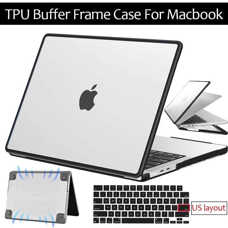 Capa Transparente Rígida Fosca Para Macbook Neo 13 A3404 air M3 M2 M5 pro 14 16 A2442 A2485 M1 13 Polegadas A2337 A2338