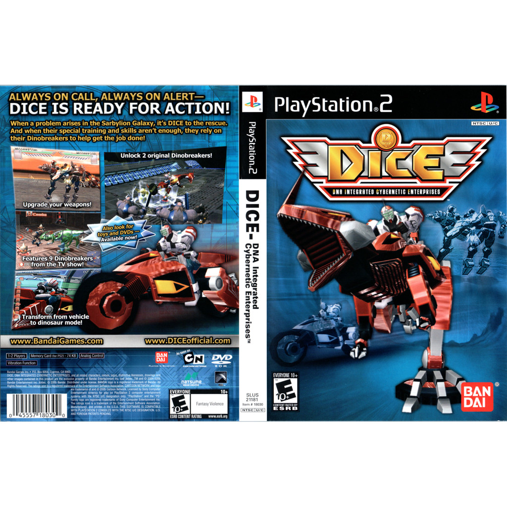 D.I.C.E. - DNA Integrated Cybernetic Enterprises - PS2