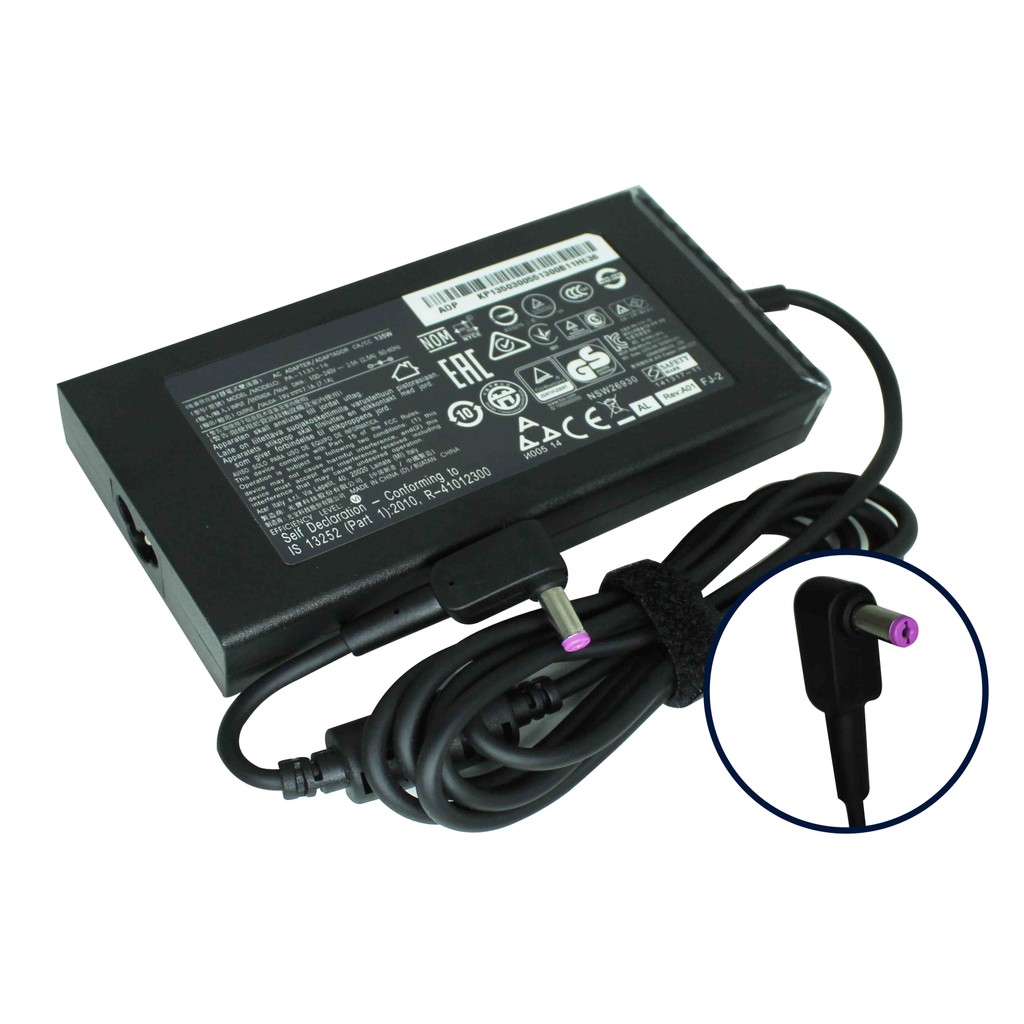 FONTE ACER P.PADRÃO(5.5X1.7MM)180W 19,5V 9.23A /AN515-51/VN7-592G-734Z/NITRO