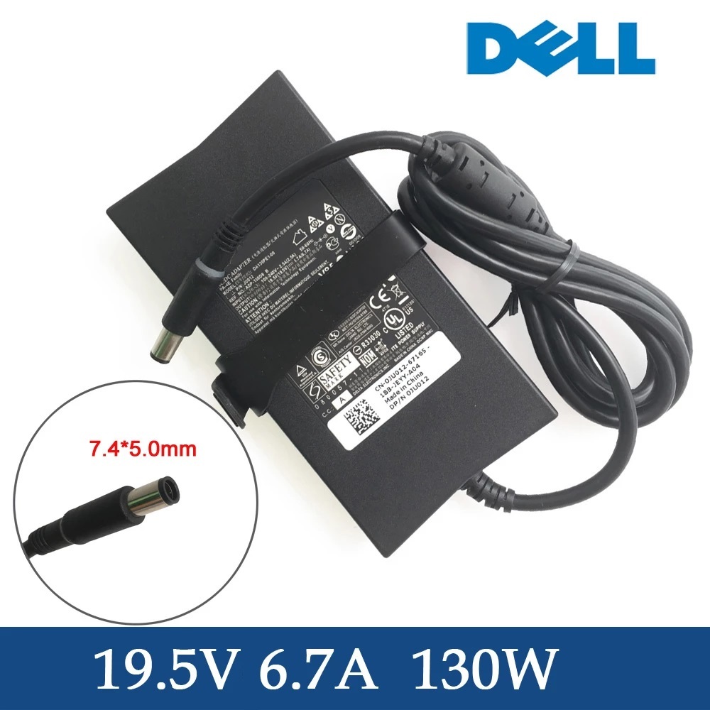 Fonte Carregador Original Notebook Dell 130w e 180w 19.5v 6.7a / 9.23a