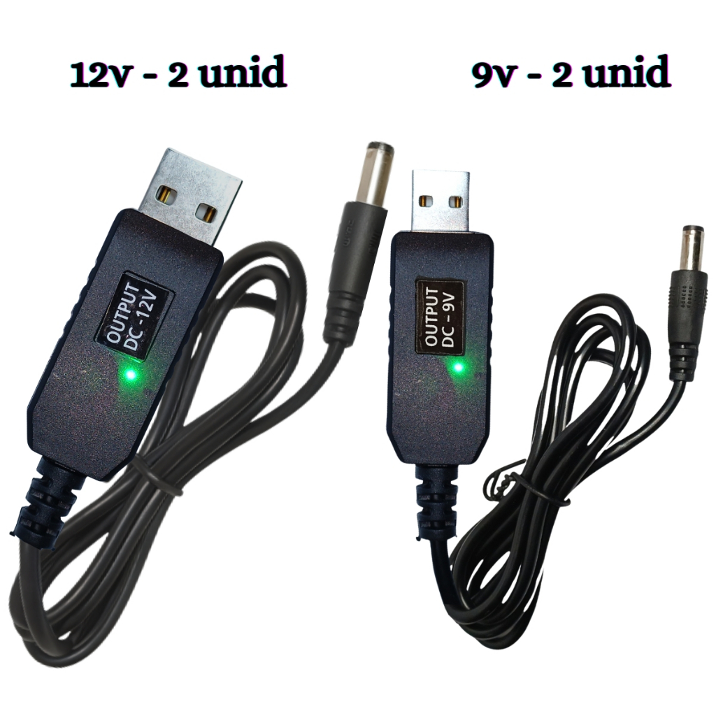 Kit 04 Conversor de tensão (02 und  9v) e (02und 12v) step up