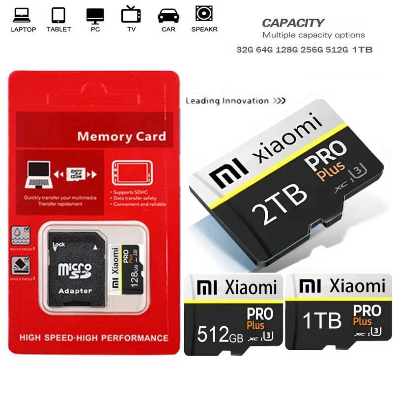 Cartão Micro TF SD class10 De Memória 2TB 128GB 1TB 512GB 256GB U3 V30 Cartões Flash Grandes Para Telefone Laptops PC cc