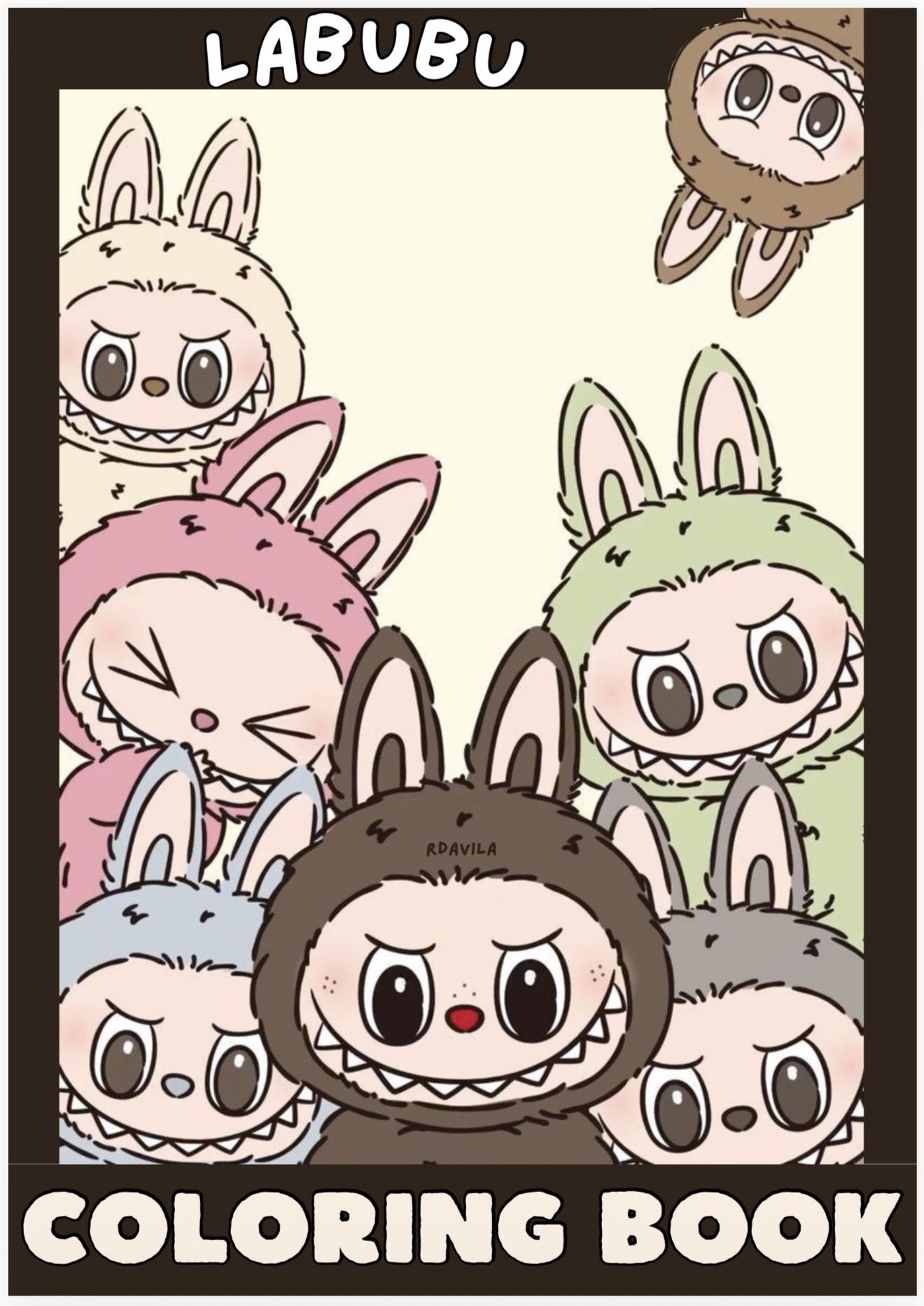 Labubu A4 - Coloring Book
