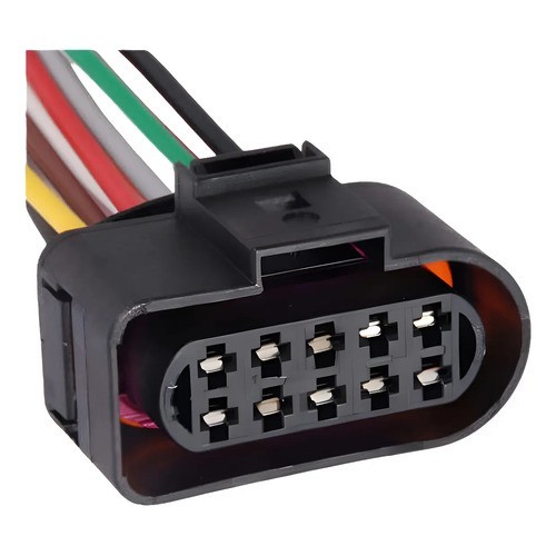 Conector Farol Foco Duplo Vw Gol Fox Polo Golf Parati 10 Via