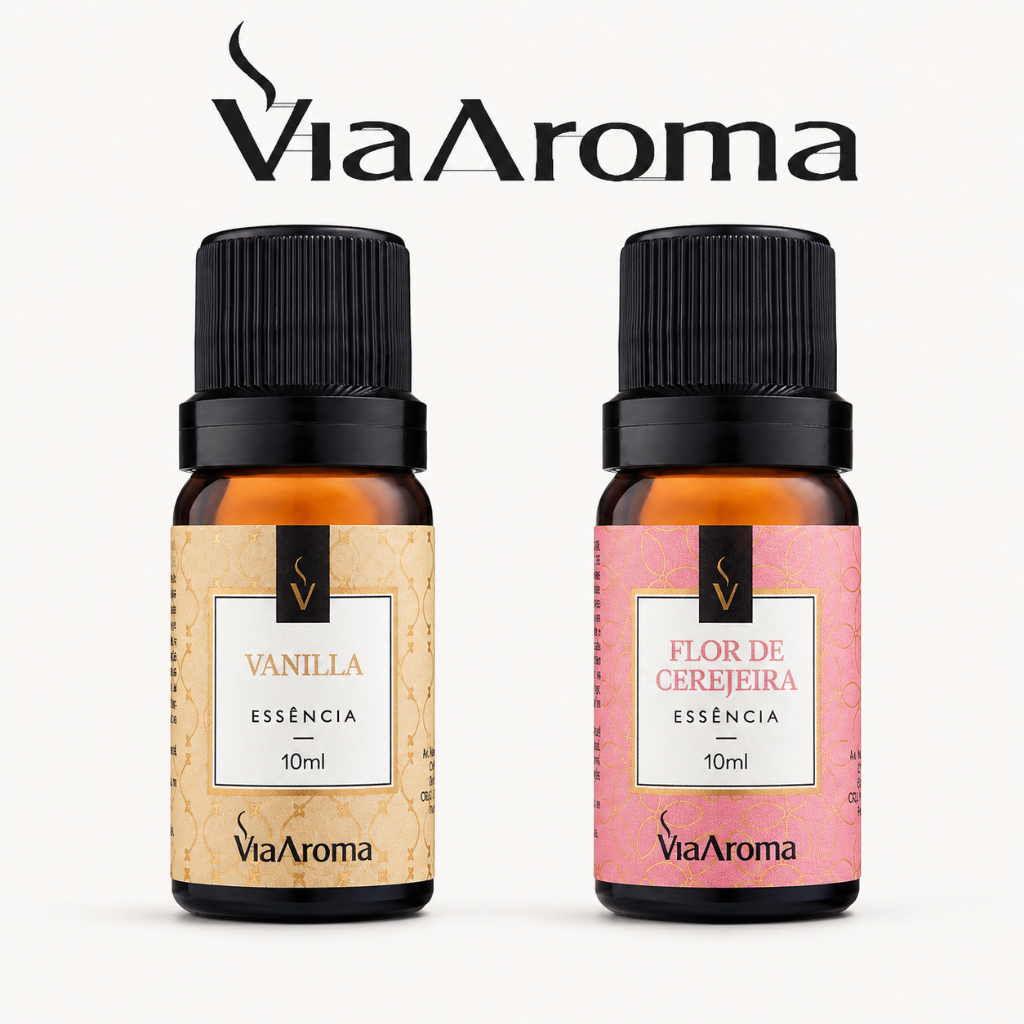 Kits 2 Essências Para Aromatizador Difusor Elétrico De Ambiente Via Aroma 10ml ENVIO IMEDIATO