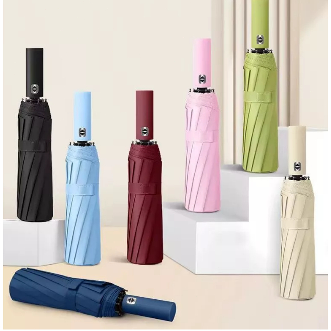 Automatic Umbrella High Rain Resistance and Strong Wind with UV Protection