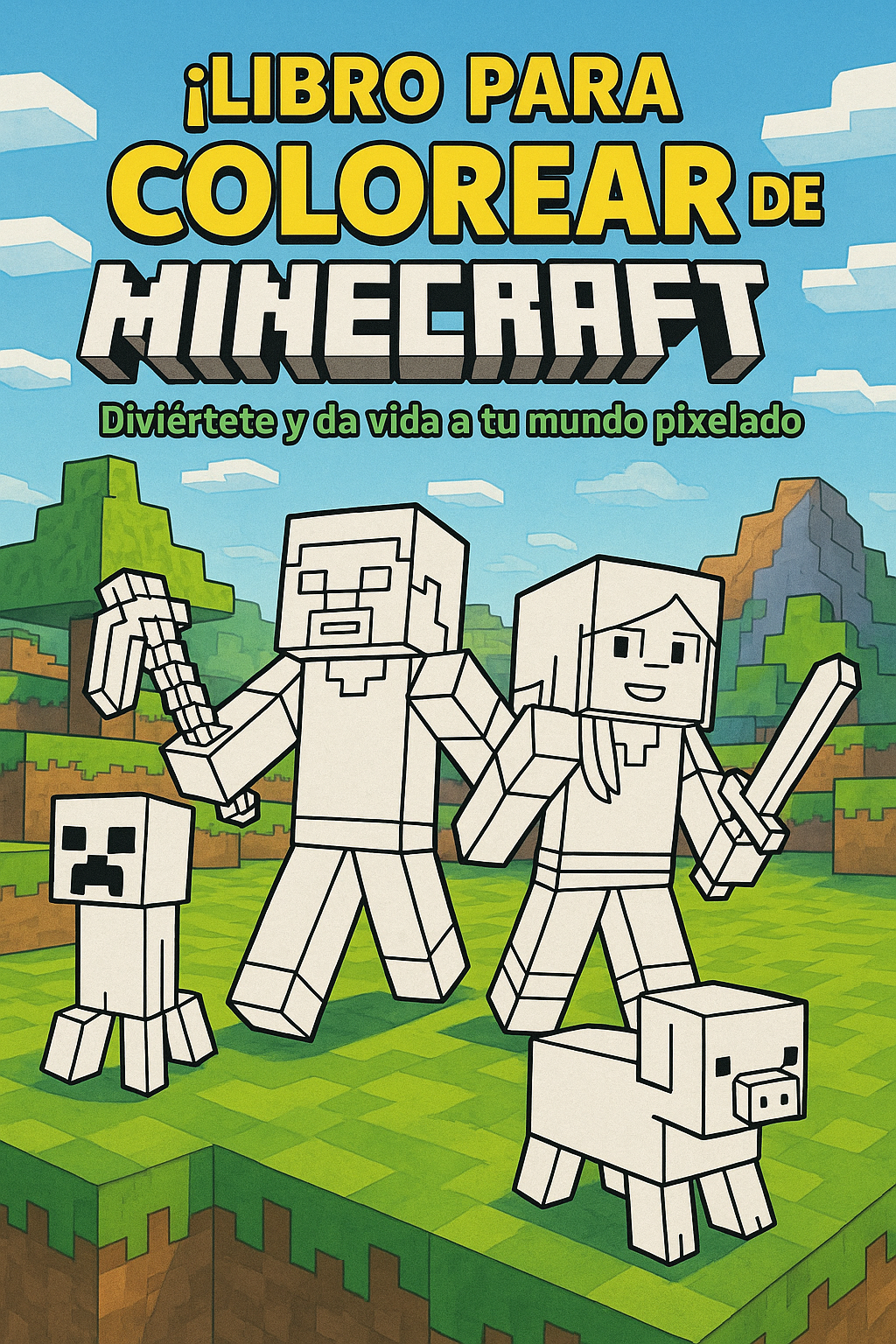 E-book para Colorear Minecraft