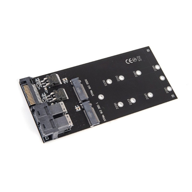 KOK Porta Dupla U 2 SFF-8643 Para M 2 NVMe SSDs Placa Adaptadora Com Suporte HotSwap Usuários Profissionais