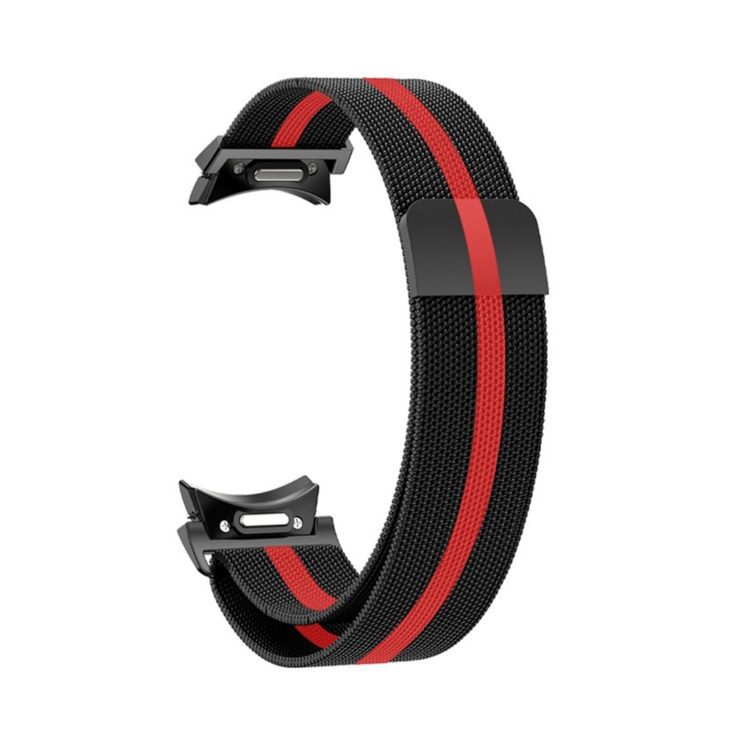 Adequado para samsung samsung galaxy watch6/6classic milão cinta de aço inoxidável tecido respirável