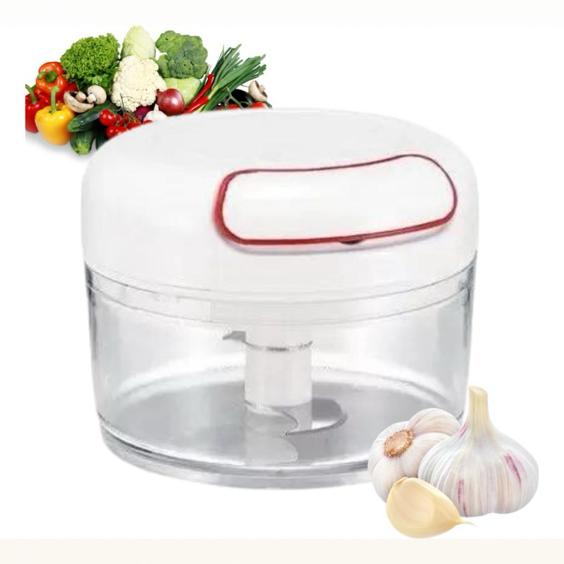 Mini Processador de Alimentos 170ml com Lâminas de Aço Inox para Cortes Precisos