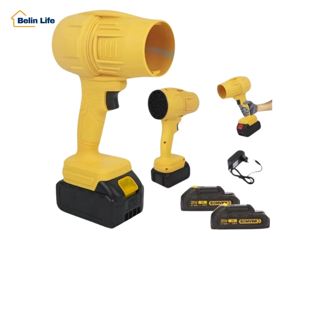 Soprador De Ar Turbo Profissional Recarregável 21v 330w