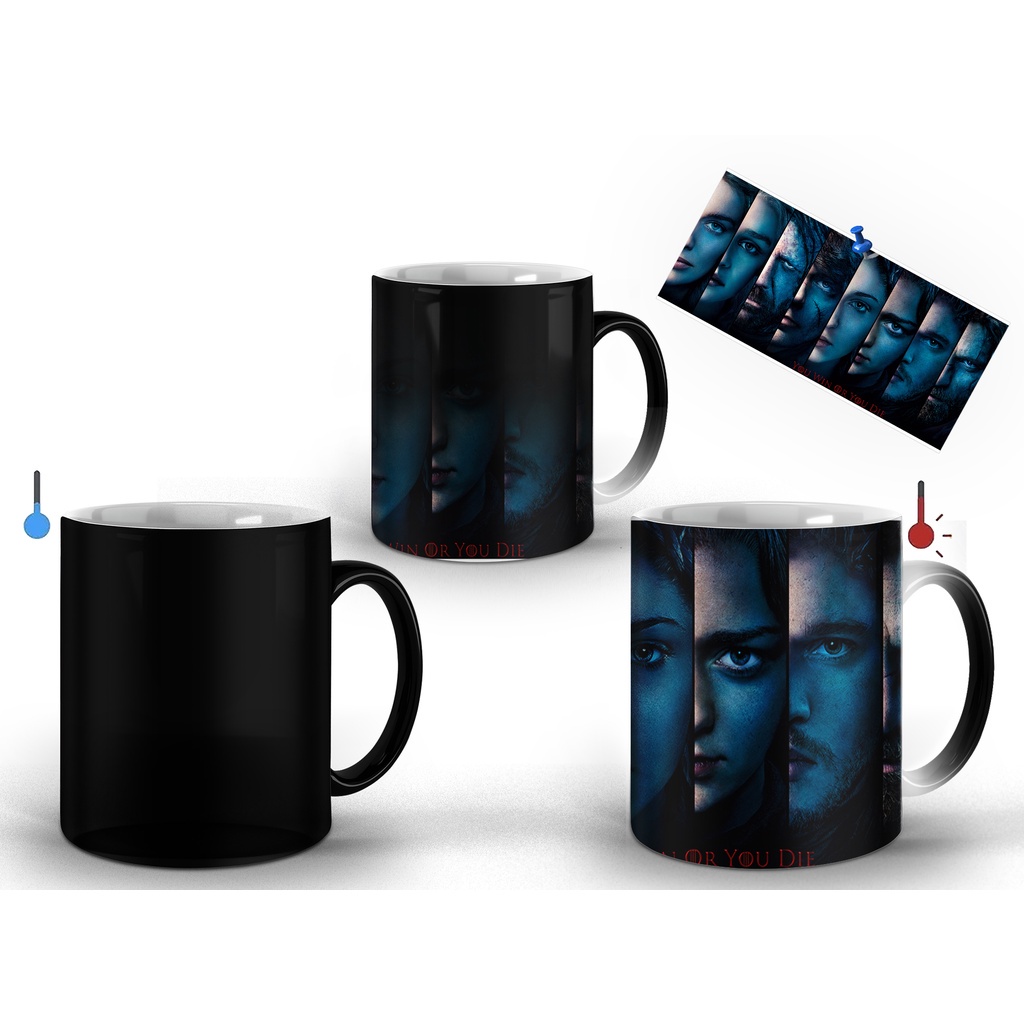 Caneca Mágica Game Oh Thrones You Win or You Die
