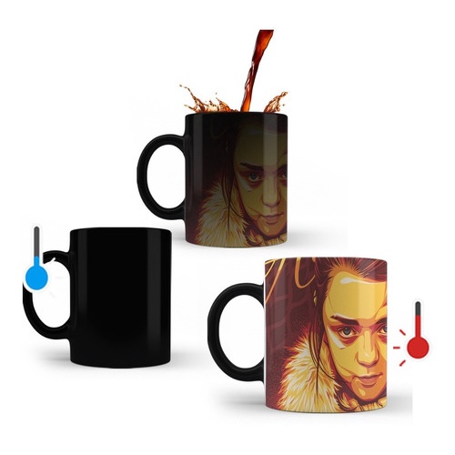 Caneca Mágica Game Of Thrones Arya Stark - Mega Oferta!