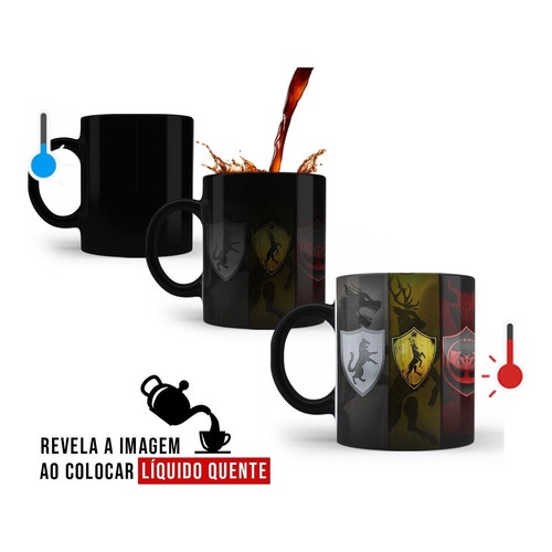 Caneca Mágica Game Of Thrones Personalizada - Mega Oferta!!!