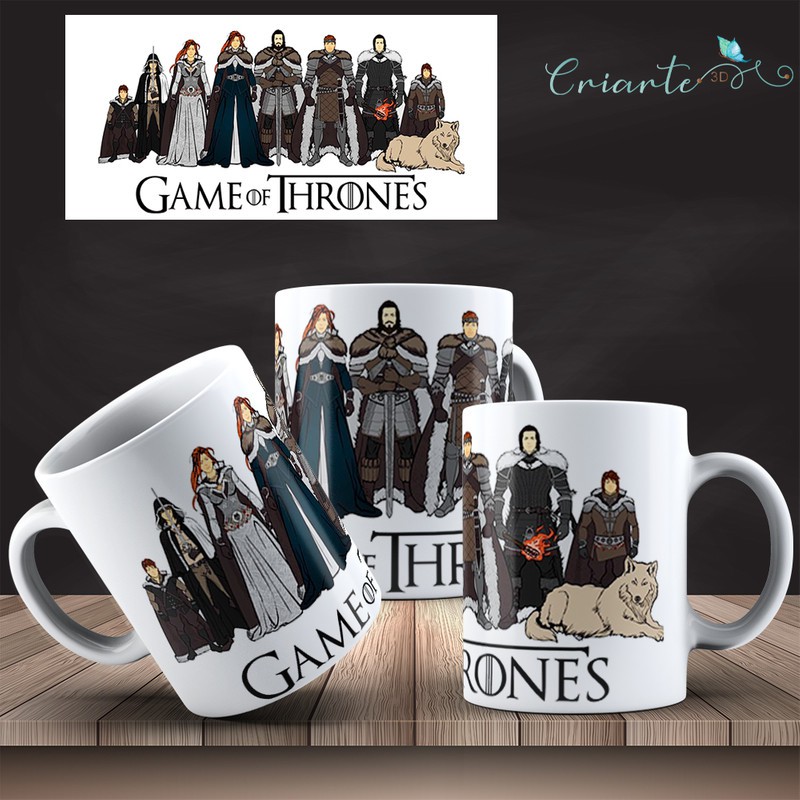 Caneca Porcelana Coleção Game of Thrones #31