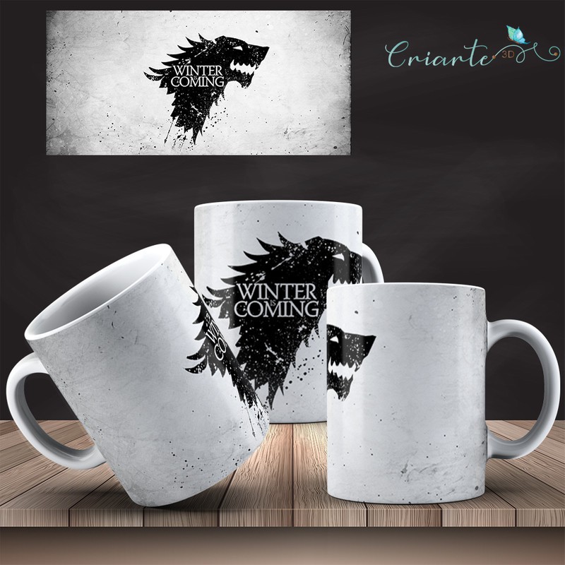 Caneca Porcelana Coleção Game of Thrones #29