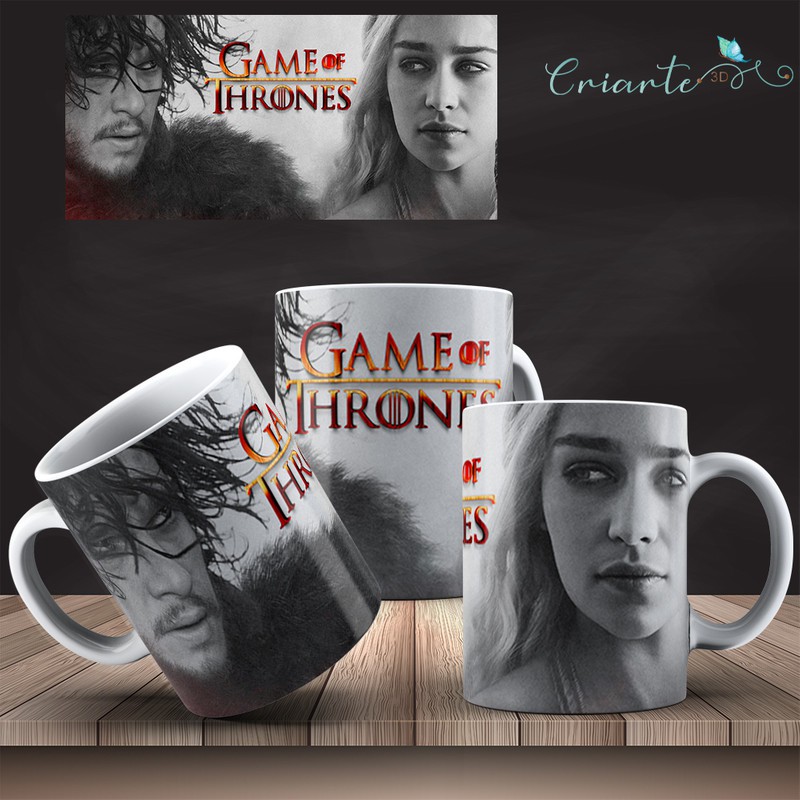 Caneca Porcelana Coleção Game of Thrones #07