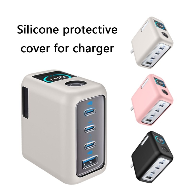 OMG * Capa Silicone Para Zolo140W Power Adapter Case Absorvente Choque
