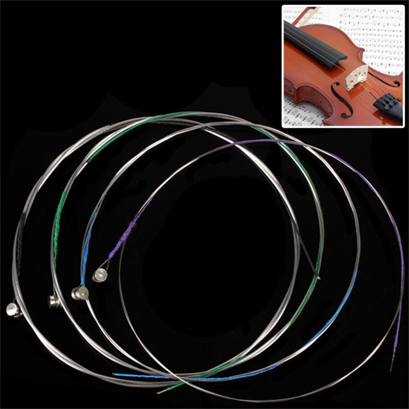 Conjunto De Cordas De Violino Profissional , 4 Unidades , E-1st/A-2nd/D-3rd/G-4th Para Tamanho 4/4-1/8