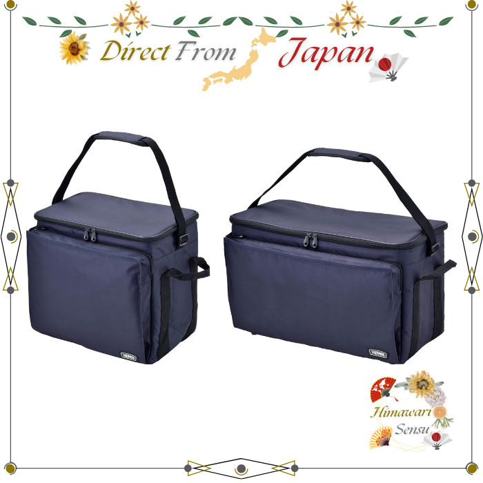 Refrigerador Macio THERMOS Outdoor Series ROC-001 002 Meia-Noite Azul Direto Do Japão