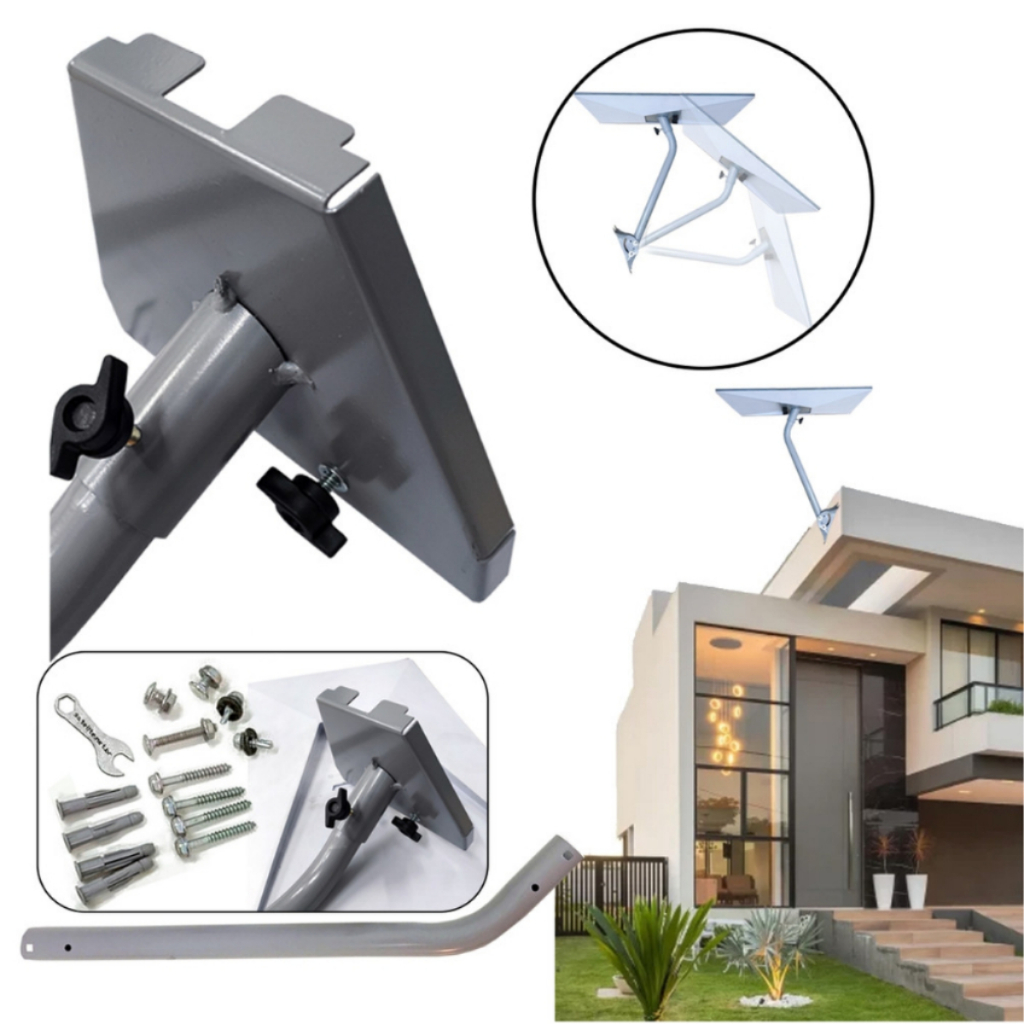 Suporte Starlink Residencial Industrial Haste Telhado 100% Aço Gen3 UTA232