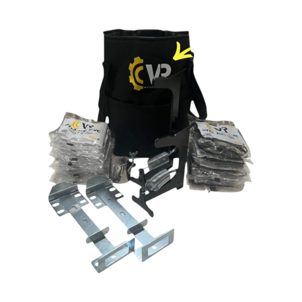 Kit Suporte Split, Suporte Auxiliar, Alargador de Tubo, Defletor de Chamas, Fita PVC