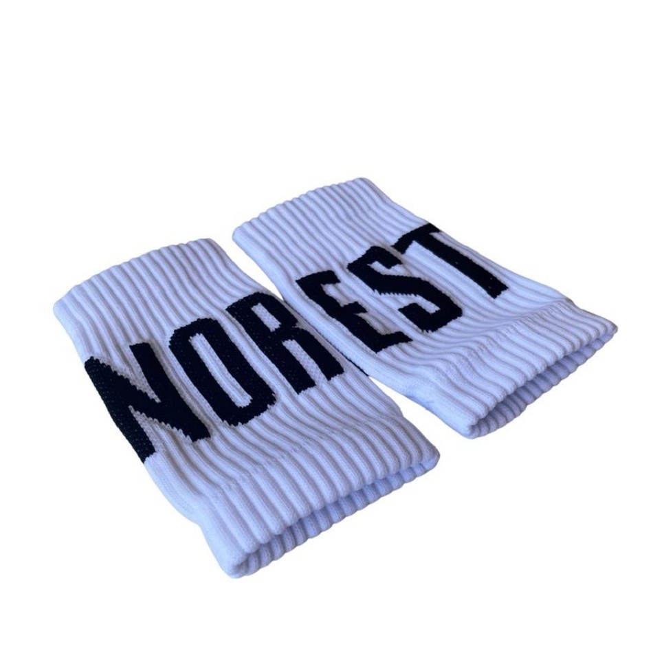 Munhequeira Seca Suor Wrist Band - No Rest - Branco