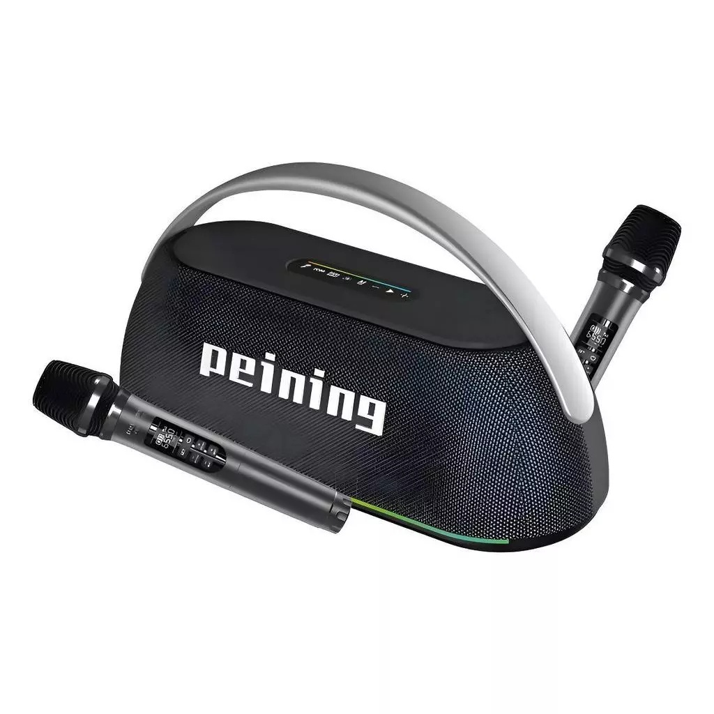Caixa De Som Boombox Peining 300w 2-mic-bt 5.3