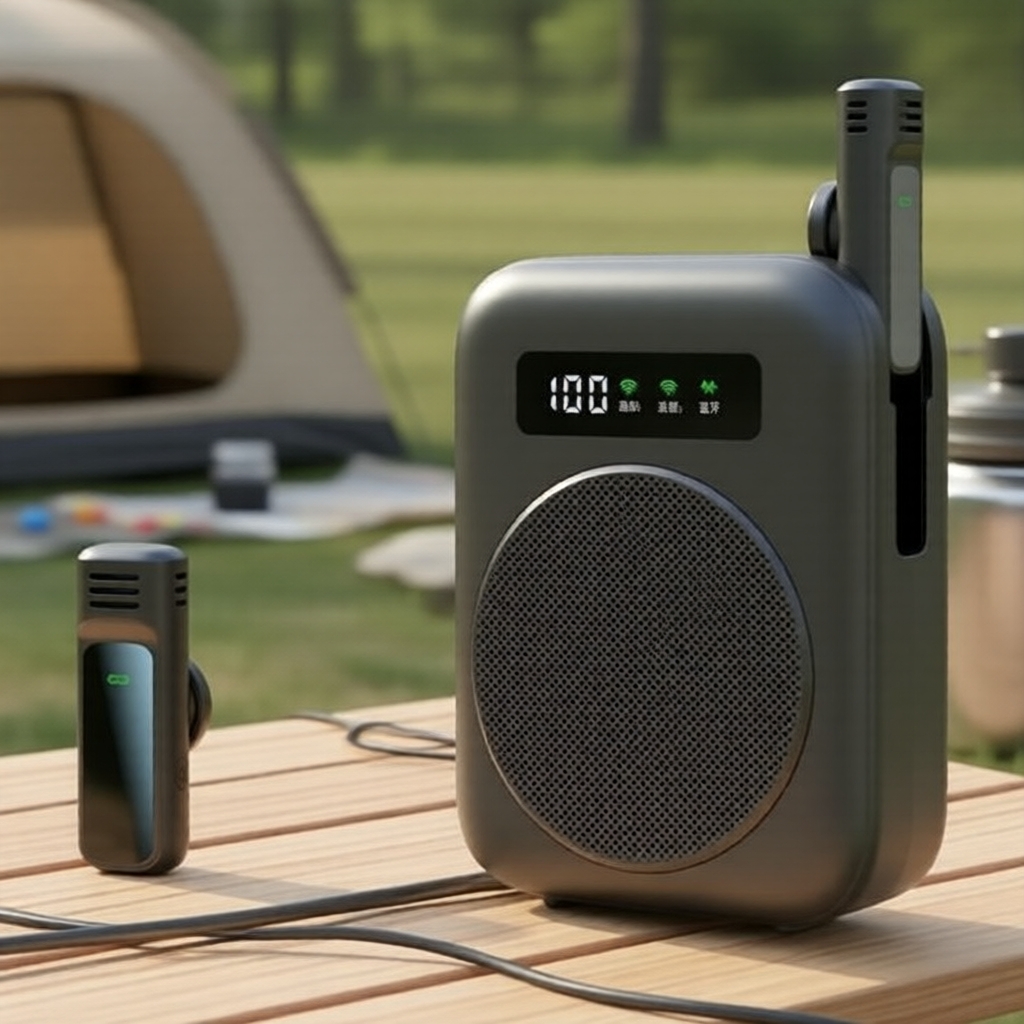 Amplificador de Voz M10 Bluetooth Mic de Lapela sem Fio para Ensino, Treinamento e Vlogging
