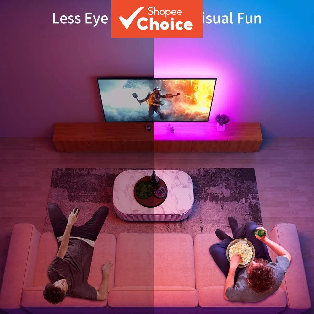 RGB 5050 Smd LED Strip Light 5V USB Bluetooth Fita Flexível Autoadesiva Para Tv Desktop