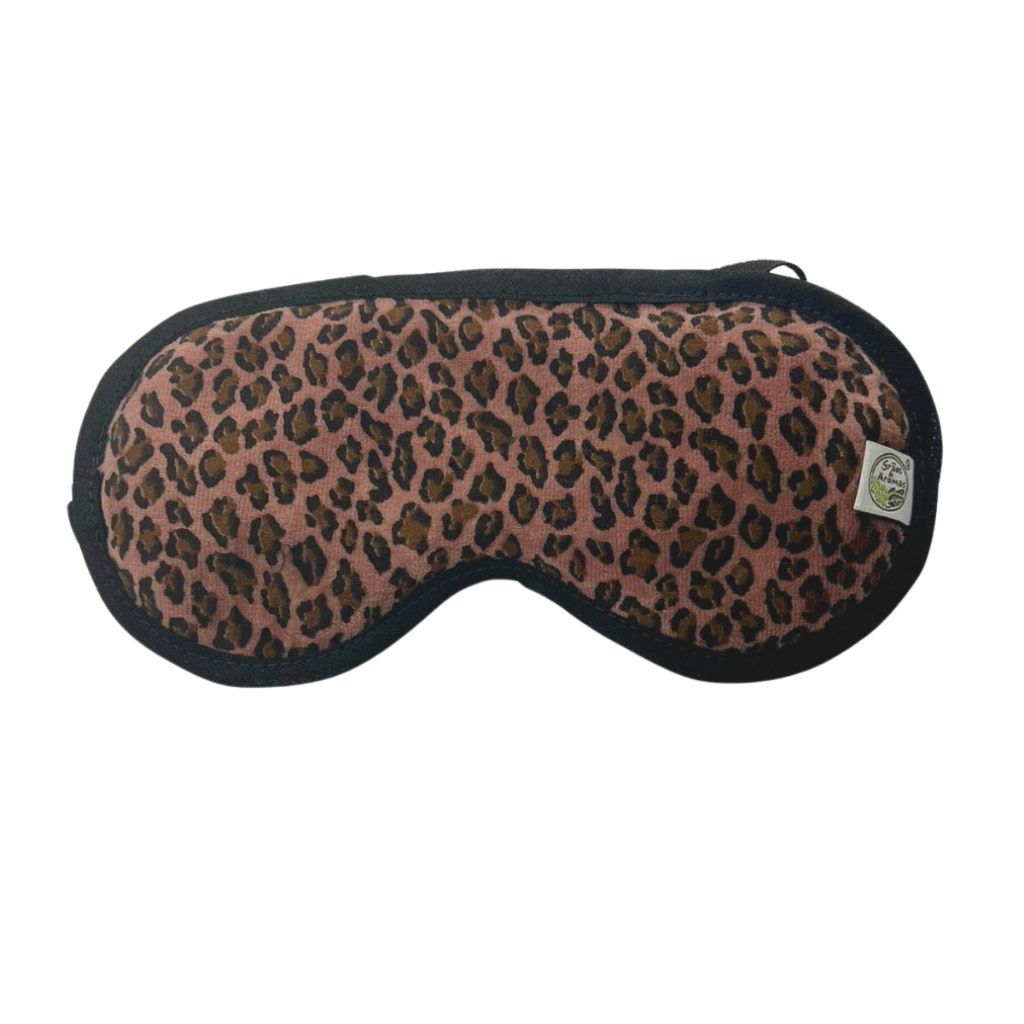 Mascara Tapa Olho Ervas Terapeuticas Aromaticas Animal Print Oncinha