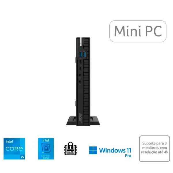 MINI PC ACER VSF110-BD11/ I5-12400T/ 8GB/ 256GB SSD/ WIN 11 PRO