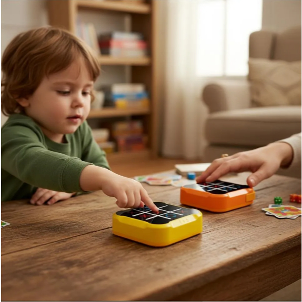 Jogo Da Velha Eletronico Portatil Tic Tac Toe Touch Divertido