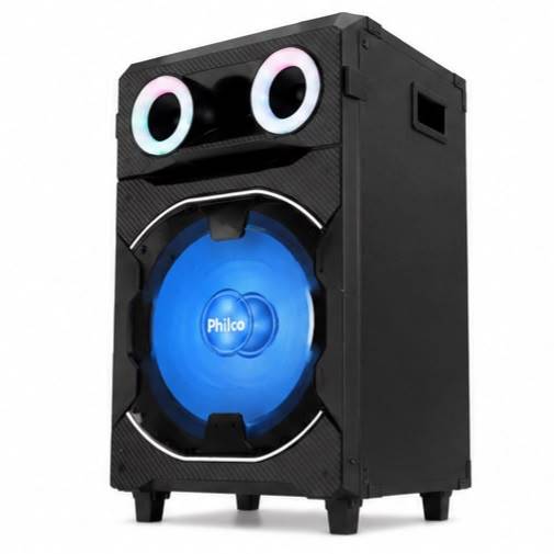 Caixa de Som Philco Extreme Bluetooth com Flash Light V5.3 1x Woofer 1700W PCX7300